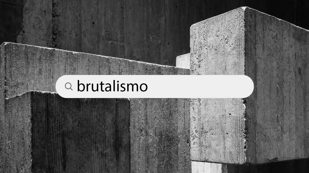 Bloques de concreto rústicos apilados representando el estilo de diseño en Brutalismo