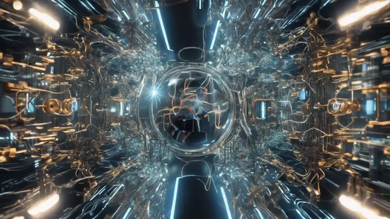 Computación cuántica revolucionando la inteligencia artificial, realidad virtual y comunicación.