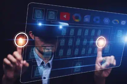 Experiencia imaginada de un usuario interactuando econ la realidad aumentada de Google.