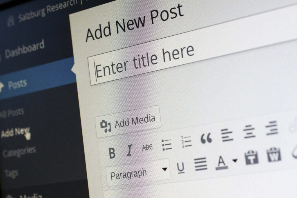 Detalle ampliado interfaz edicion wordpress