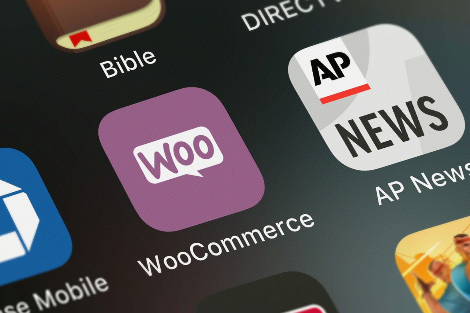 Aplicación woocommerce en pantalla de movil