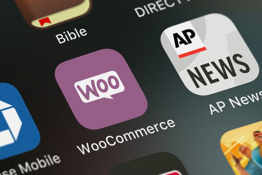 Aplicación woocommerce en pantalla de movil